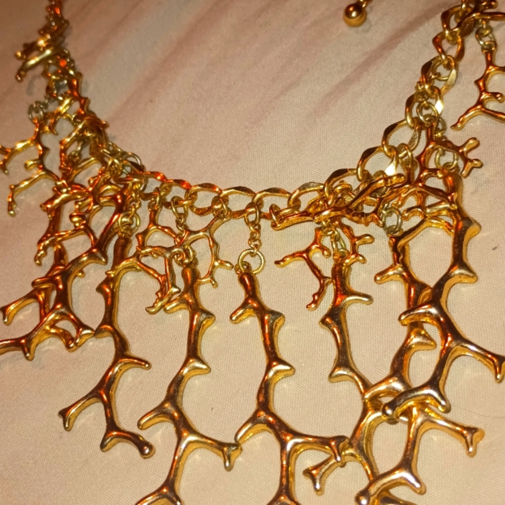 Kenneth Lane Coral Necklace